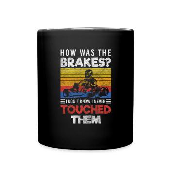 Go-kart kart track race - Full Colour Mug - black - Front