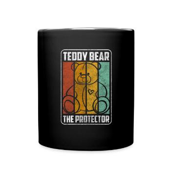 Teddy Bear Offspring Enfance Famille - Mug uni - noir - Devant