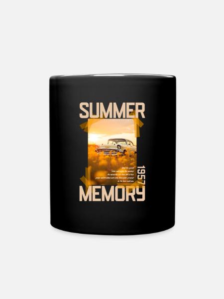 Mémoire d’été par ART8NS - Art ON Streetwear - Mug uni - noir