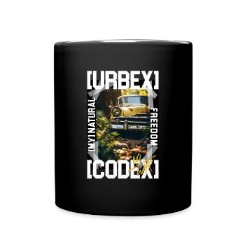 Urbex par ART8NS - Art ON Streetwear - Mug uni - noir - Devant