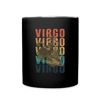 Virgo Birth Element Mercury - Full Colour Mug - black - Front