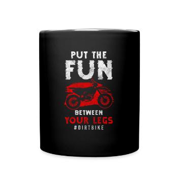 Bike off-road terrain - Full Colour Mug - black - Front