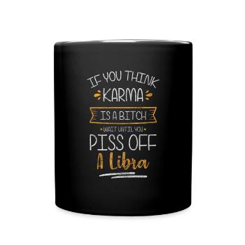 Horoscope Signes du Zodiaque Caractéristiques astro - Mug uni - noir - Devant