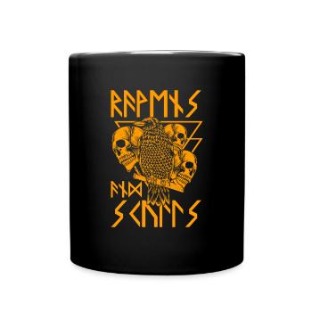 Corbeau Odin Noir Valhalla - Mug uni - noir - Devant