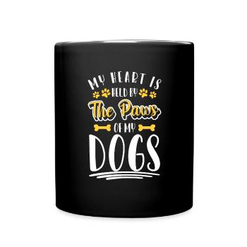 Propriétaire De Chien Patte Maîtresse Pet - Mug uni - noir - Devant