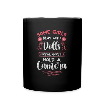 Camera Photo SLR Camera Photo Shoot - Full Colour Mug - black - Front