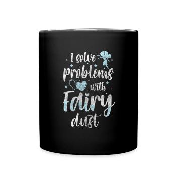 Elfe Conte de fées Fille Magie - Mug uni - noir - Devant