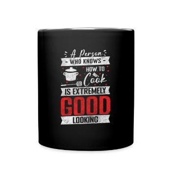 Koch Hobby Cuisine - Tasse einfarbig - Schwarz - Vorne
