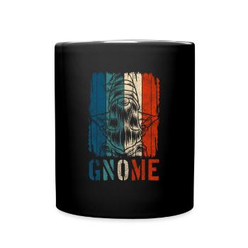 Gnome de jardin Gnome Noël chapeau pointu - Mug uni - noir - Devant