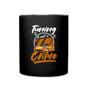 Tuner Kfz - Tasse einfarbig - Schwarz - Vorne