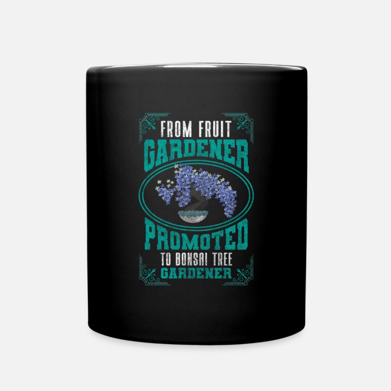 Bonsai Yoga Relaxation Buddhism - Full Colour Mug - black