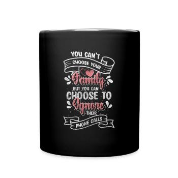 Regroupement familial, sécurité, enfants - Mug uni - noir - Devant