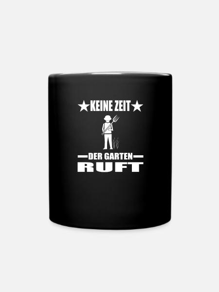 Garten - Tasse einfarbig - Schwarz