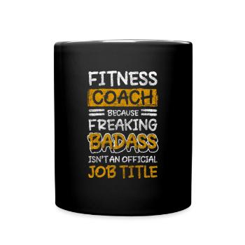 Entraîneur de fitness Muscles Bodybuilder Studio - Mug uni - noir - Devant