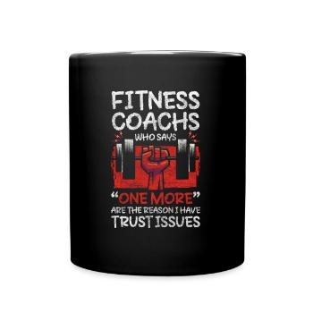 Entraîneur Endurance Pompage Sports - Mug uni - noir - Devant