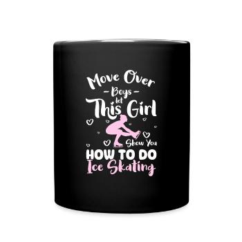 Ice Skating Figure Skating Sports - Full Colour Mug - black - Front