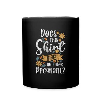 Pregnant Mom Love Family - Full Colour Mug - black - Front