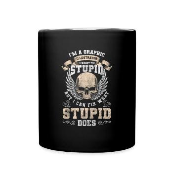 Art Painting Artist Drawings - Full Colour Mug - black - Front