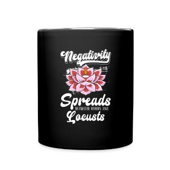 Relaxation Peace Spiritual - Full Colour Mug - black - Front