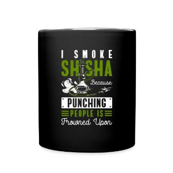 Hookah Smoke Turkish Smoking - Full Colour Mug - black - Front