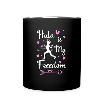 Hooping Fitness Motivation - Full Colour Mug - black - Front