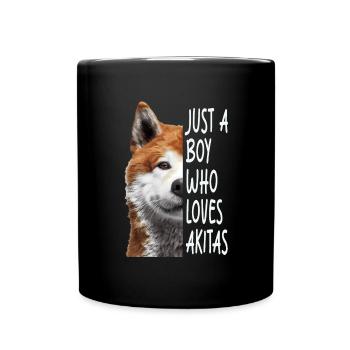 Akita - Mug uni - noir - Devant