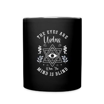 Traumfänger Indianer Esoterik - Tasse einfarbig - Schwarz - Vorne