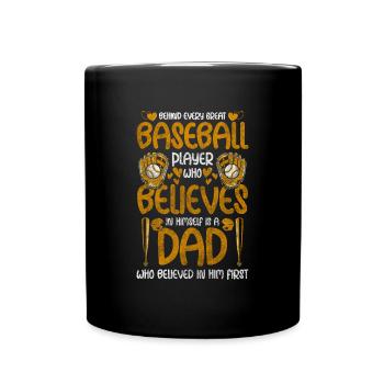 Batte de baseball de sport Team Catcher - Mug uni - noir - Devant