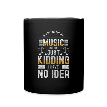 Music Taste Band Lifestyle - Full Colour Mug - black - Front