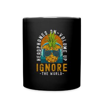 Music Music School Music Association Musical Sheet Music - Full Colour Mug - black - Front