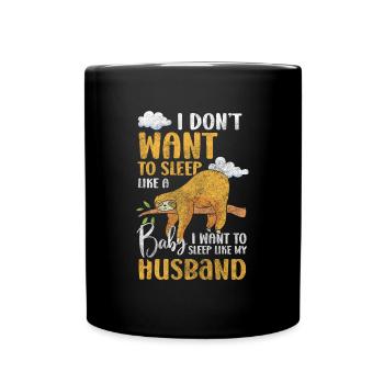 Sleep Dream Rest Pajamas - Full Colour Mug - black - Front