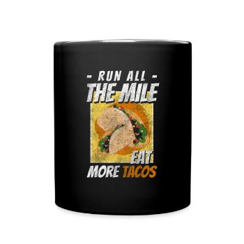 Tacos Espagnol Affamé Cinco de Mayo - Mug uni - noir - Devant