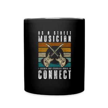 Musician Donation Concert - Full Colour Mug - black - Front