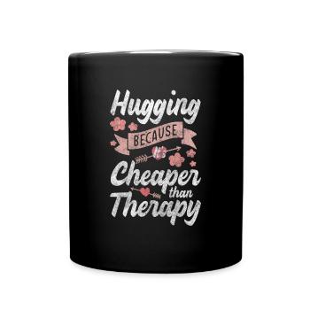 Love Closeness Cuddly Tenderness - Full Colour Mug - black - Front
