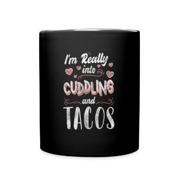 Relationship Partner Cuddly Tenderness - Full Colour Mug - black - Front
