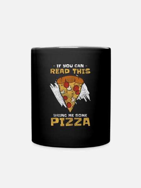 Fast Food Snack Liebe - Tasse einfarbig - Schwarz