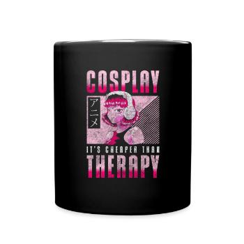 Déguisement Manga Gamer - Mug uni - noir - Devant