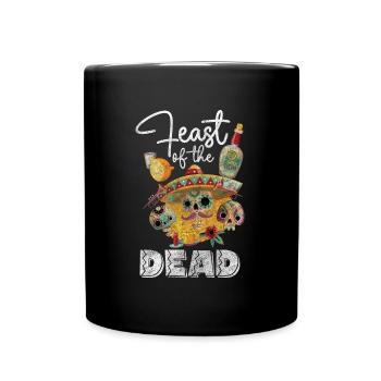 Commémoration de la fête des os morts - Mug uni - noir - Devant