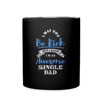Single Parent Responsibility Sarcasm - Full Colour Mug - black - Front