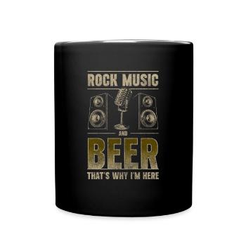 Rocker Musician Festival - Full Colour Mug - black - Front
