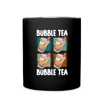 Boba Boba Tea Delicious Asian - Full Colour Mug - black - Front