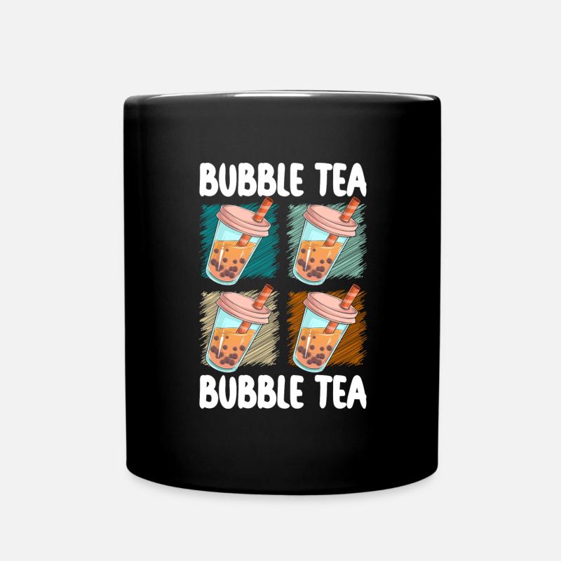 Boba Boba Tea Delicious Asian - Full Colour Mug - black