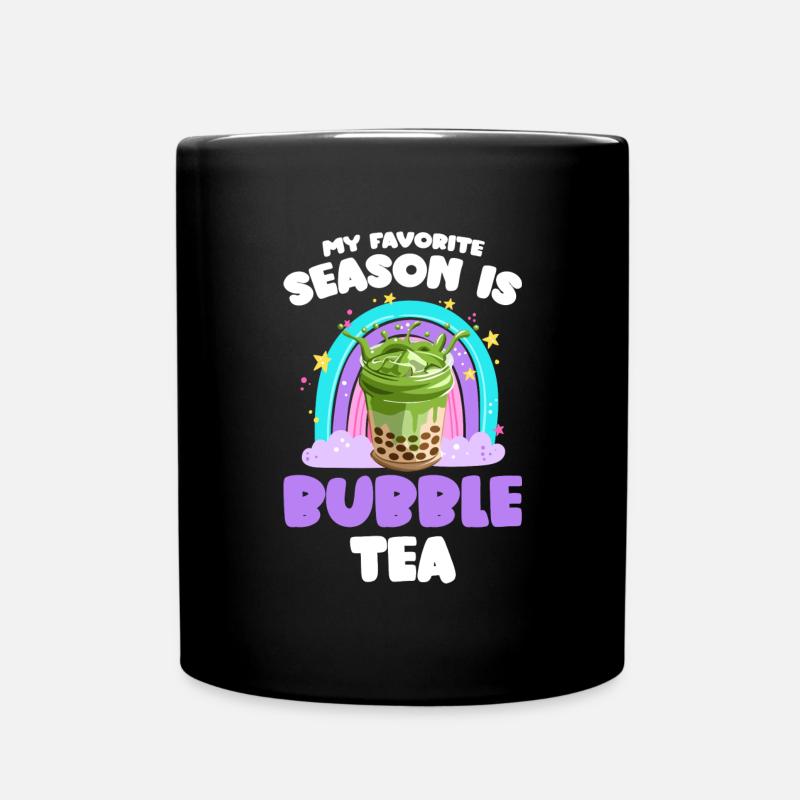 Thé glacé au lait Boba Pearl - Mug uni - noir