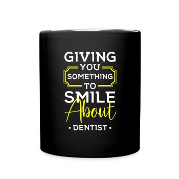Dentist Toothbrush Orthopedist - Full Colour Mug - black - Front
