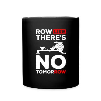 Rowing Machine Sport Water Rowing Boat - Full Colour Mug - black - Front