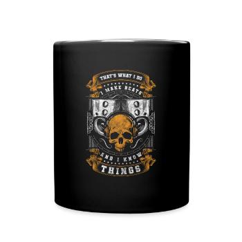 Mixeur de fête Passion - Mug uni - noir - Devant