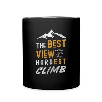 Mountaineer Nature Homme Randonnée Destination - Mug uni - noir - Devant
