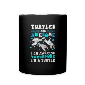 Aquarium Zoo de reptiles - Mug uni - noir - Devant