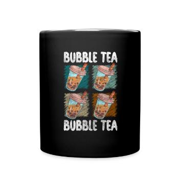 Bubble Tea Taiwan Syrup Refreshment - Full Colour Mug - black - Front