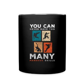 Freerunner Sportlich Underground Schnell - Tasse einfarbig - Schwarz - Vorne